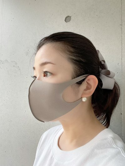 画像2: Y.LesEtoiles【受注生産】コットンパール付きマスク（12mm）